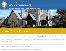 Tablet Screenshot of holycomforter.org